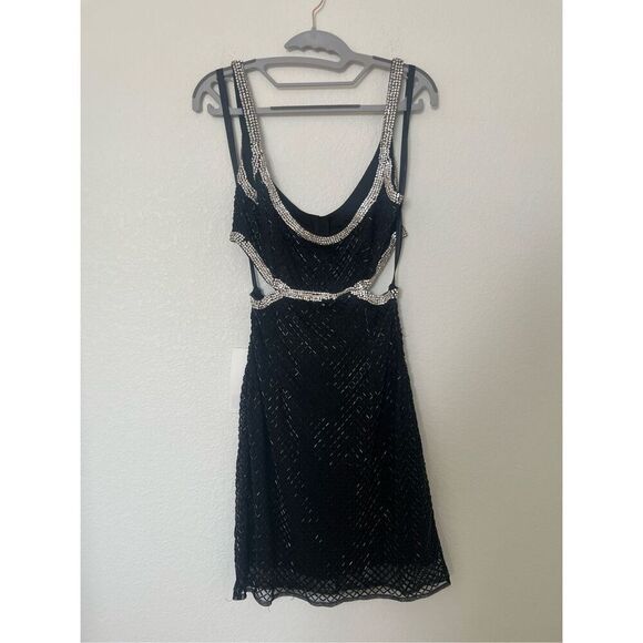 Mac Duggal 94047 Cutout Waist Scoop Neck Dress NEW NWT - Picture 4 of 12